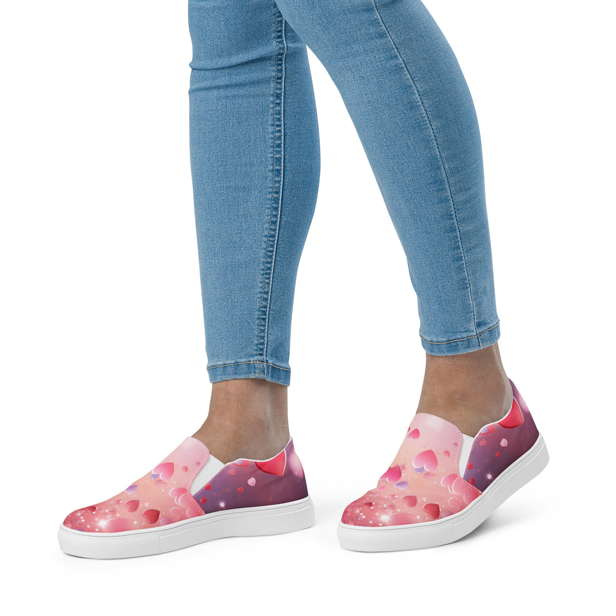 Women’s slip-on selling canvas shoes in Delicate Pink