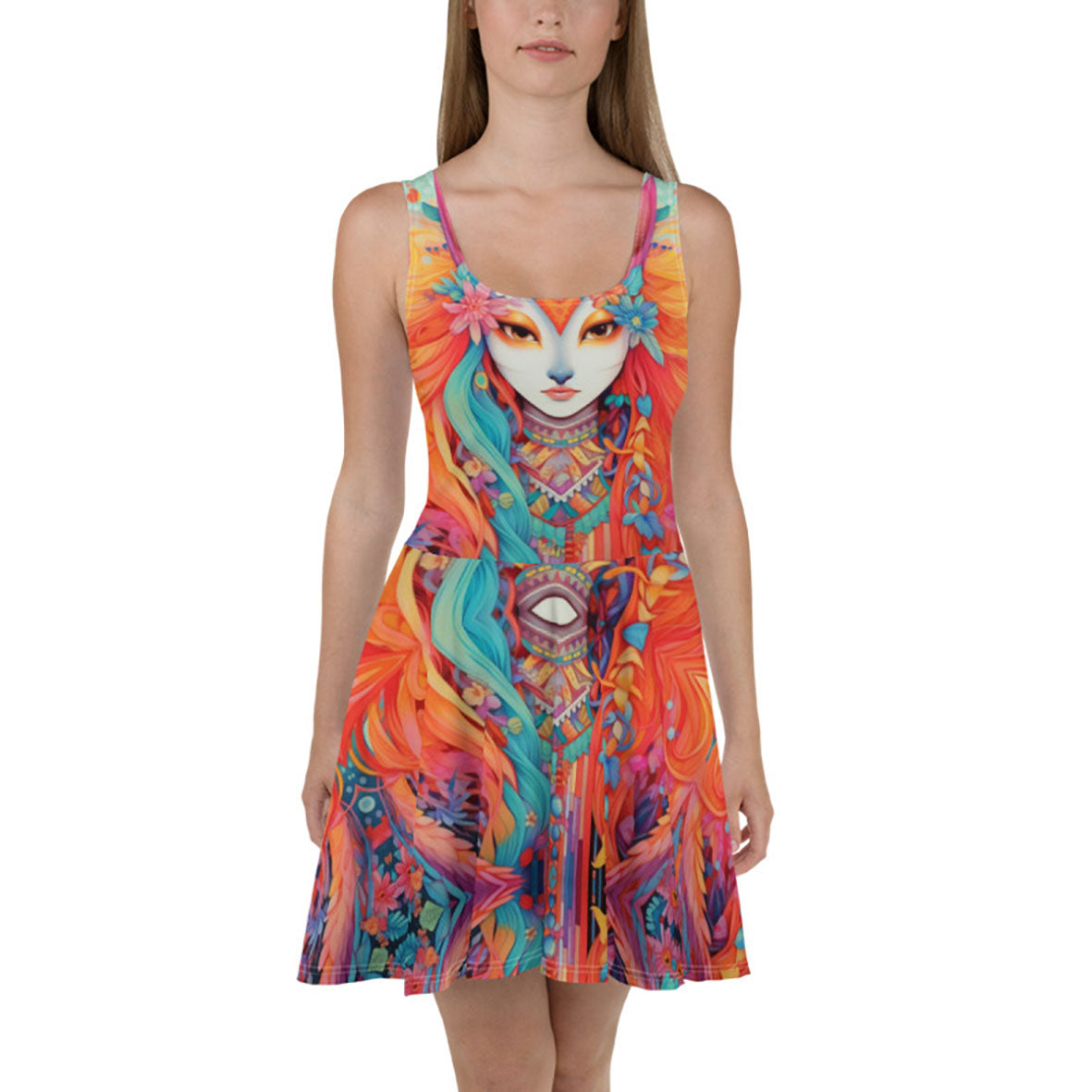strapless open back dress Purple Square Neck Butterfly Vintage Fairy Dress, Purple / Xs
