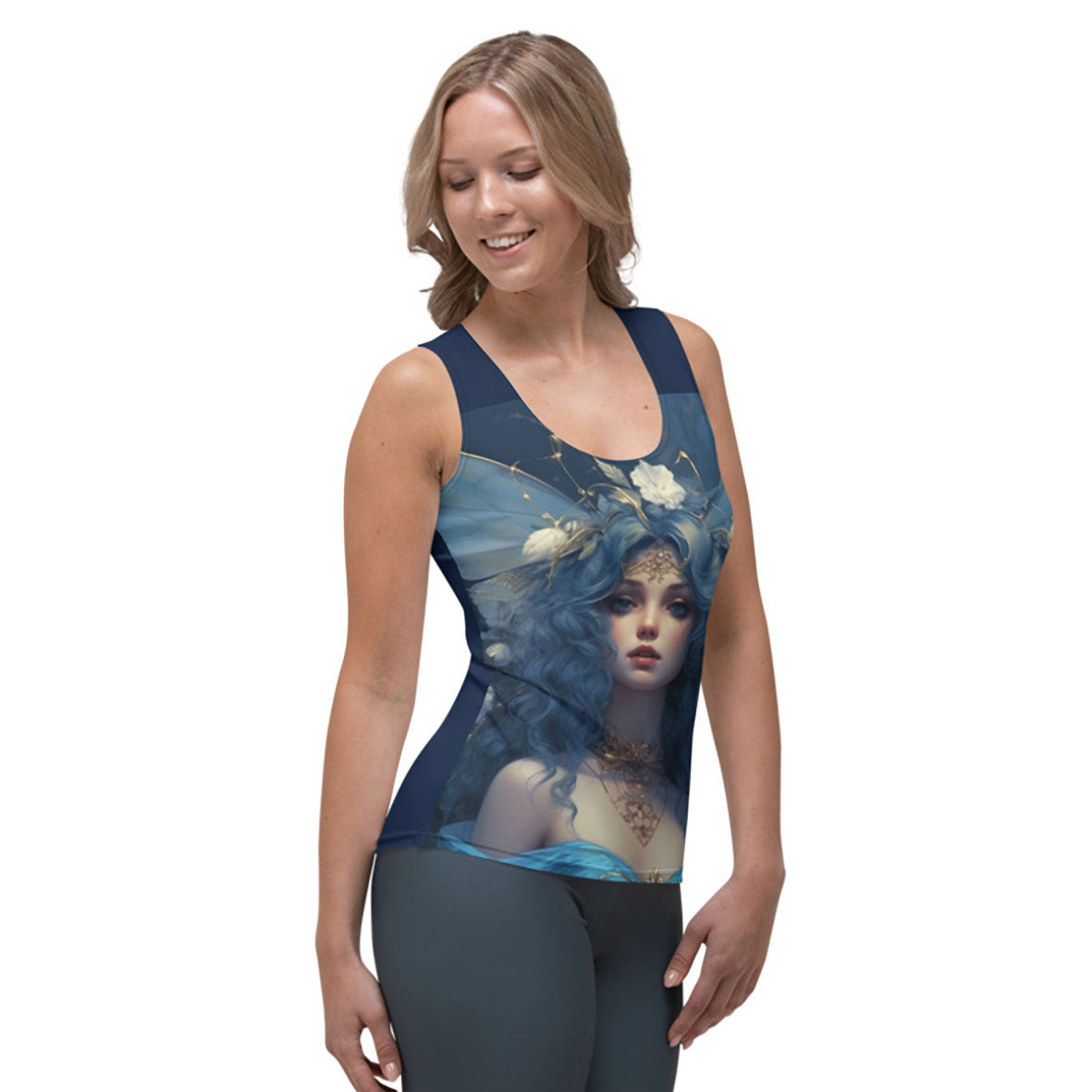 Captivate and Charm: Step into a World of Wonder with Our French Fairy Tank Top!