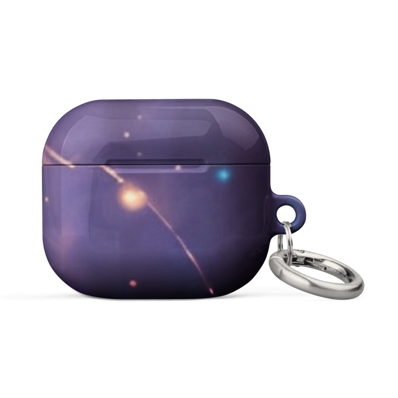 Magical Sparkling Purple Butterfly AirPods Case - A Dazzling Gift for Her: Girlfriend, Sister, or Wife