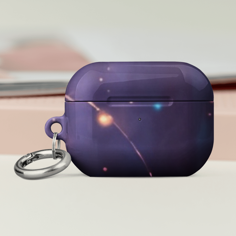 Purple Airpods Butterfly Case Magical Sparkling Purple Butterfly