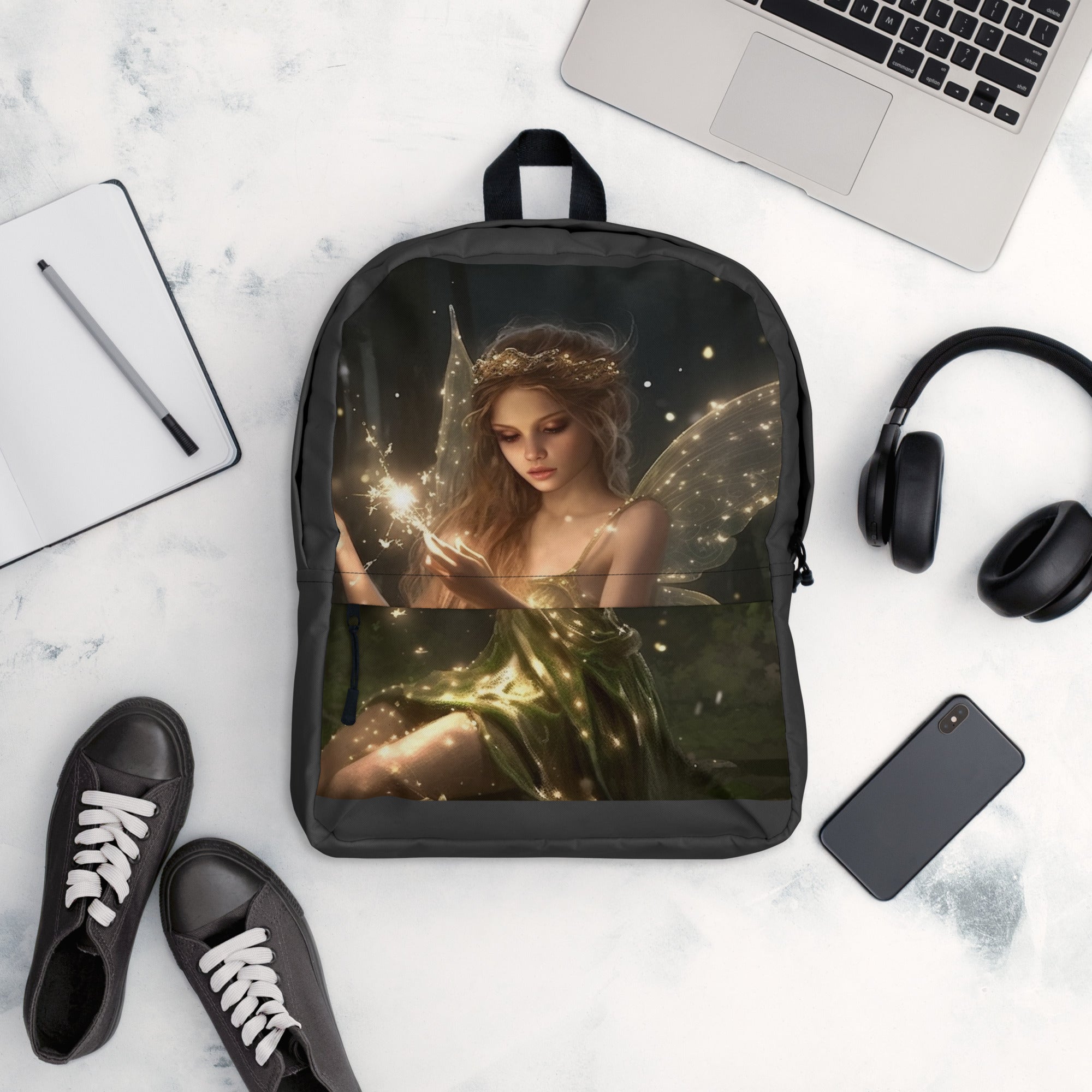 Enchanted Ellyllon Fairy Backpack: A Magical Companion for School and Adventures Beyond | Fairy Backpack | Girl School Bag