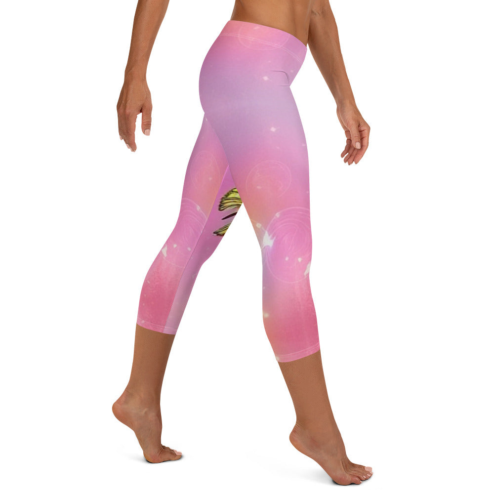 Experience Magical Comfort: Fairy Style Capri Leggings - for girls and woman!