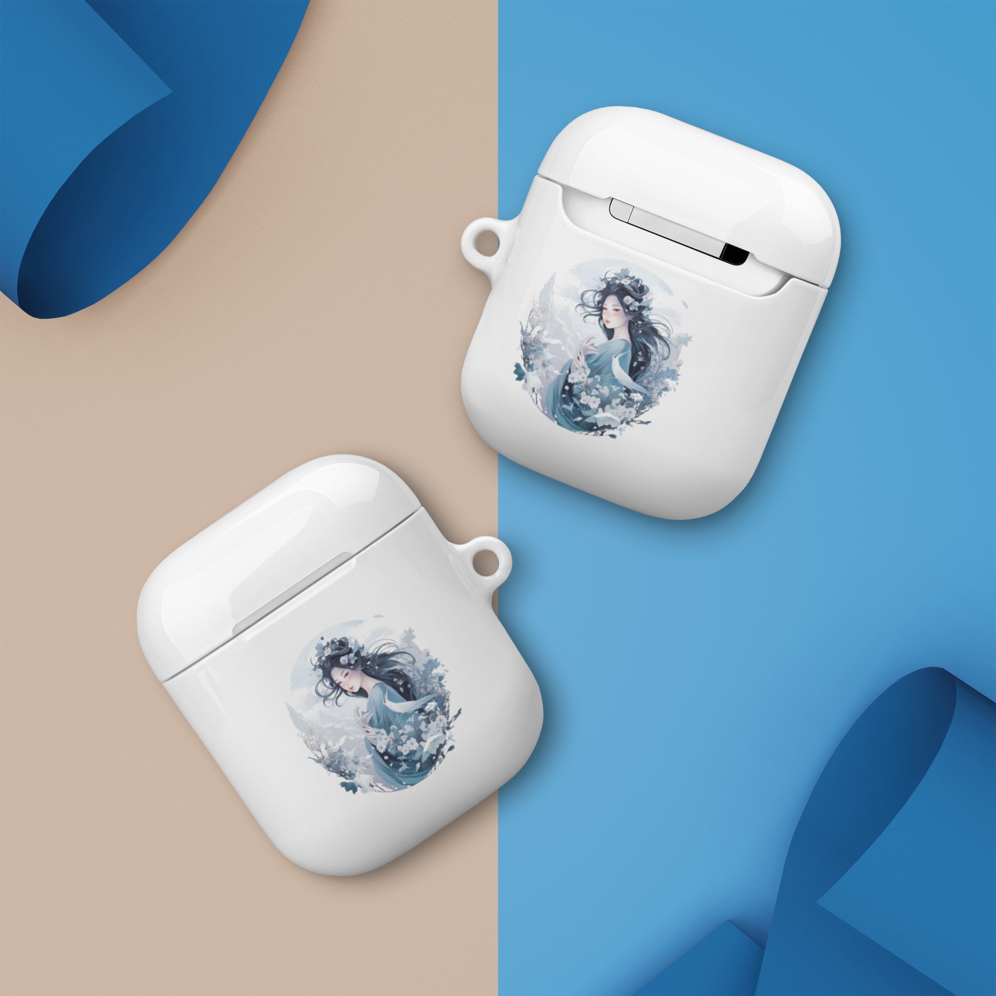 Chinese Fairy Style AirPods Case: Embrace the Snow Fairy's Enchanting Guard | Unique Airpods Cover