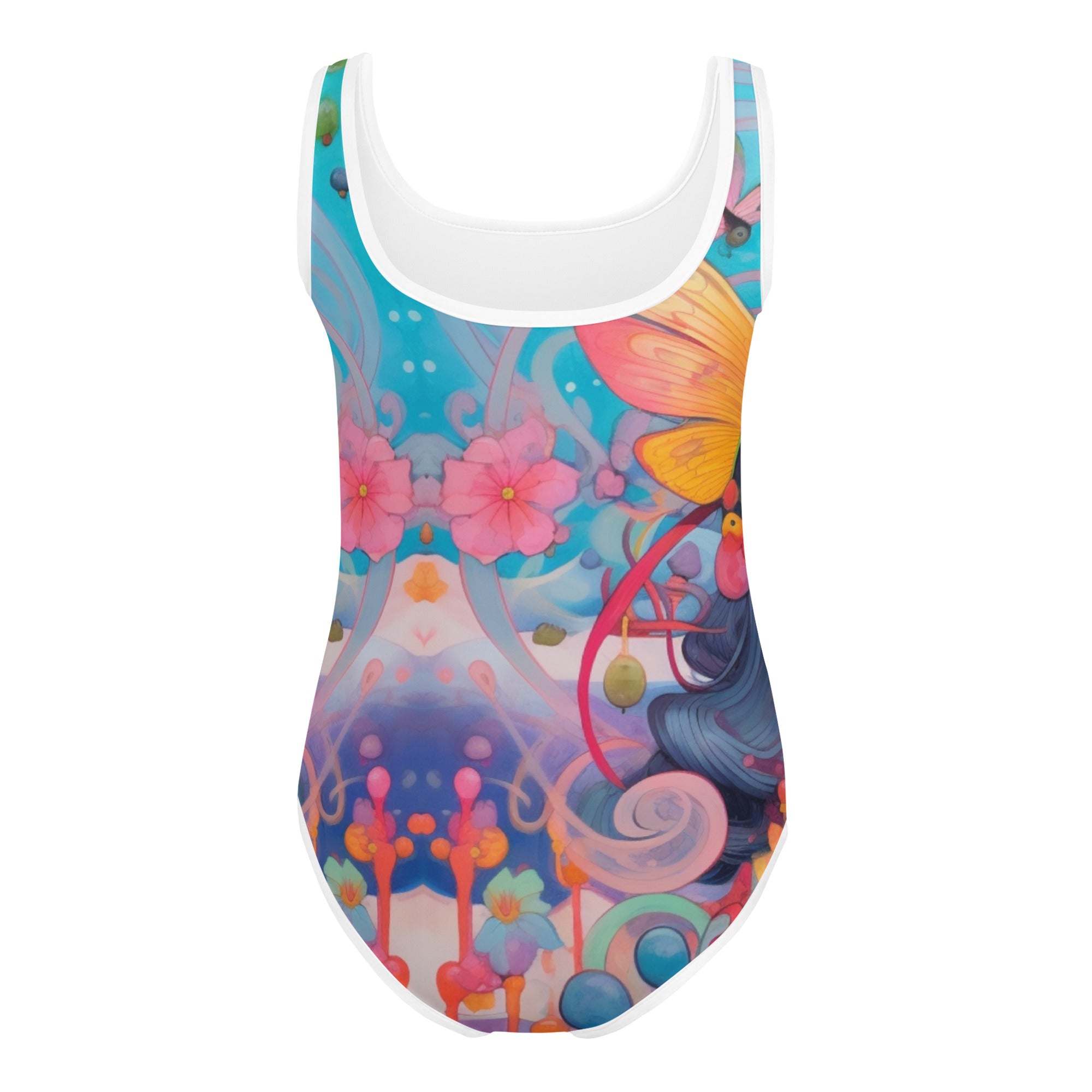 A Unique and Awesome Designed Kids Swimsuit - Yōsei Japanesse Fairy Style