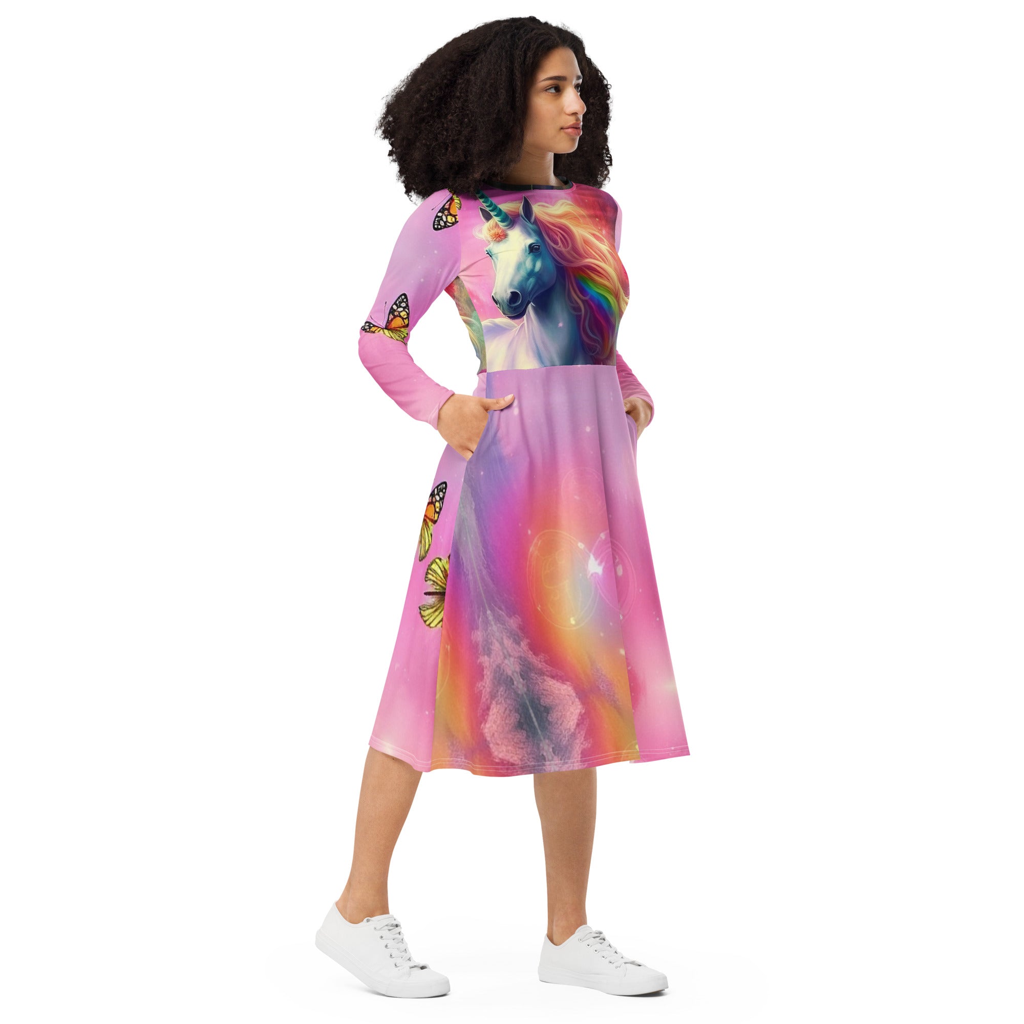 Captivate Hearts and Turn Heads: Radiate Elegance in our Unicorn and Butterflies Dress | Woman Unicorn Dress | Girls Unicorn Pink Dress 4XL Captivate Hearts and Turn Heads: Radiate Elegance in our Unicorn and Butterflies Dress | Woman Unicorn Dress | Girls Unicorn Pink Dress 4XL
