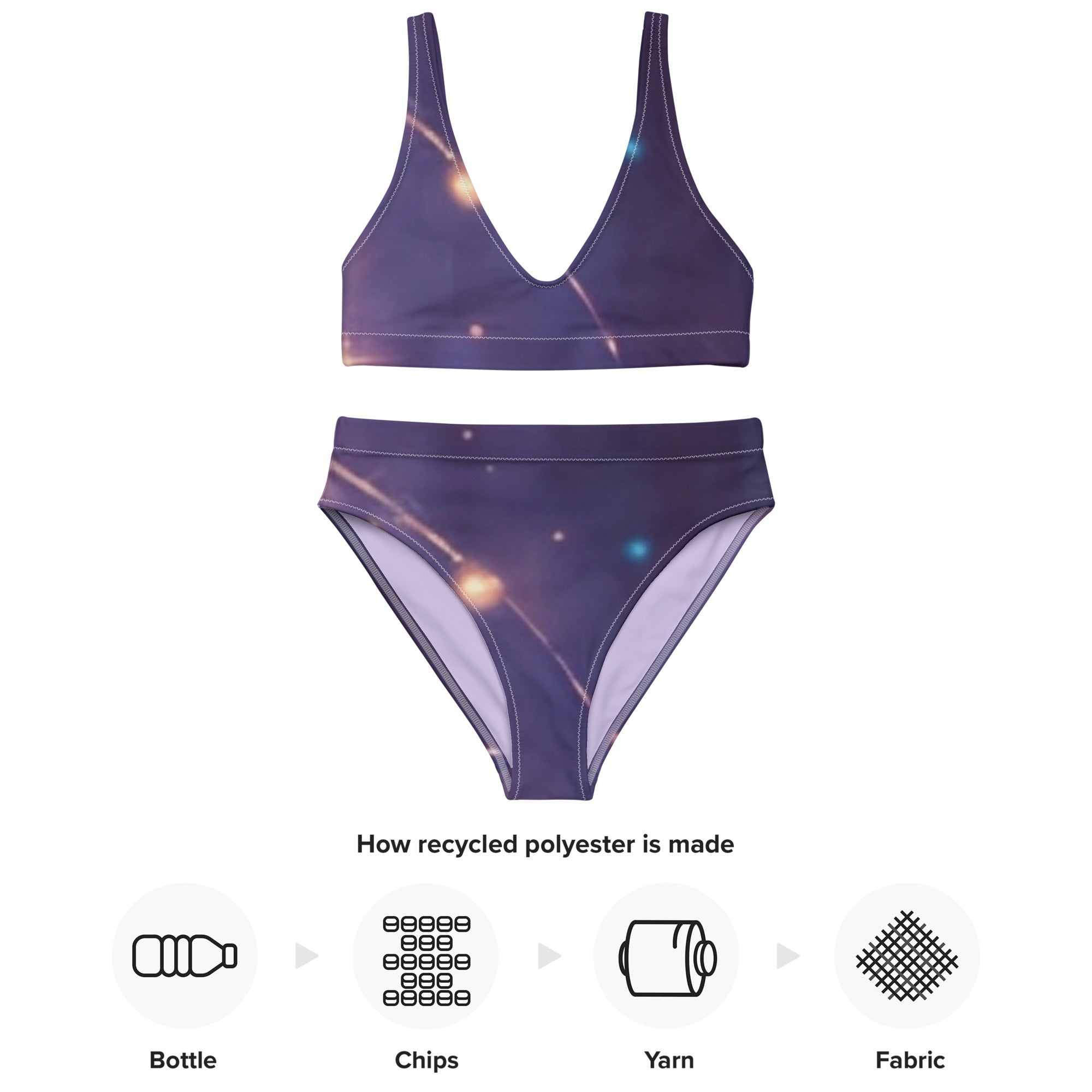 Enchanted Purple Twilight Woman's Bikini - A Fairy Swimsuit Dream | Women's Swimsuit | Girls Swimwear | Woman Bikini | Purple Bikini
