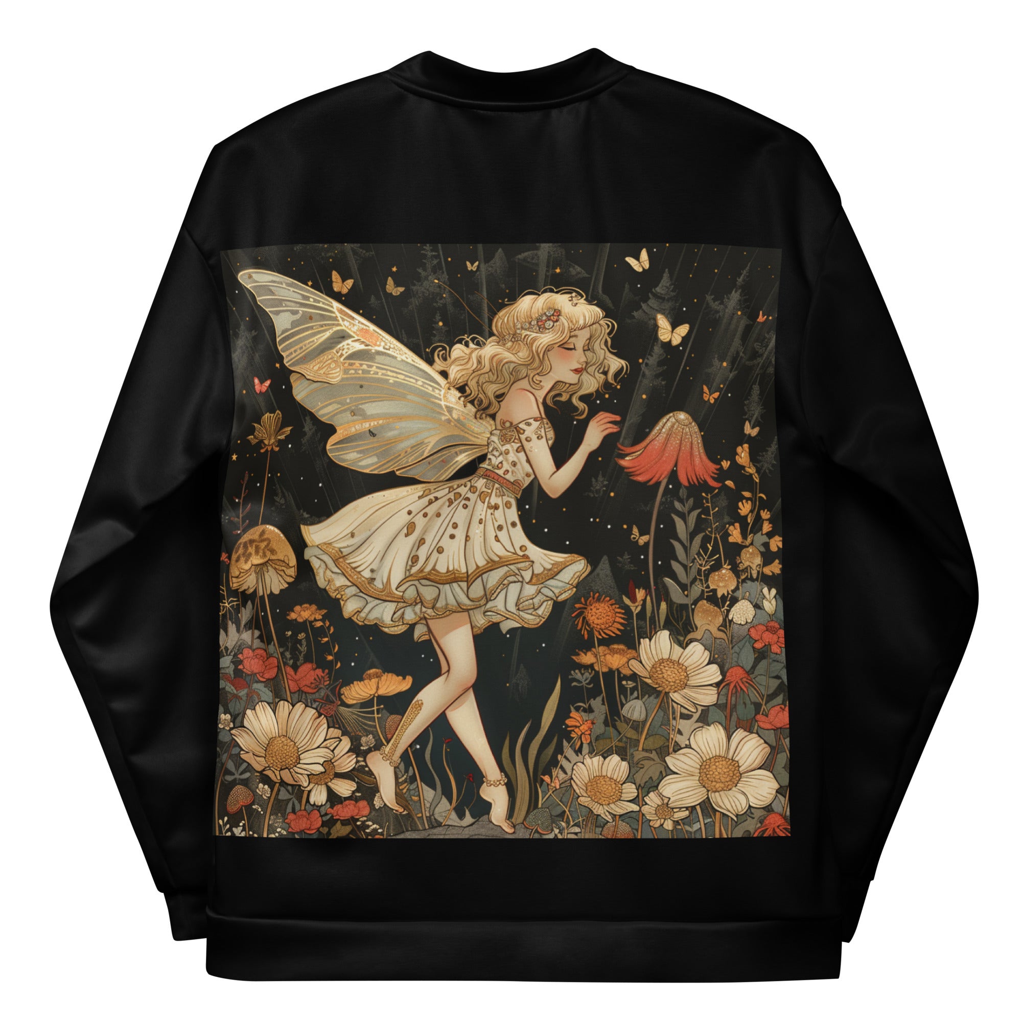 Enchanted Elegance: Women's Fairy Retro Jacket - A Timeless Gift for Her at Any Milestone | Fairy Retro Jacket