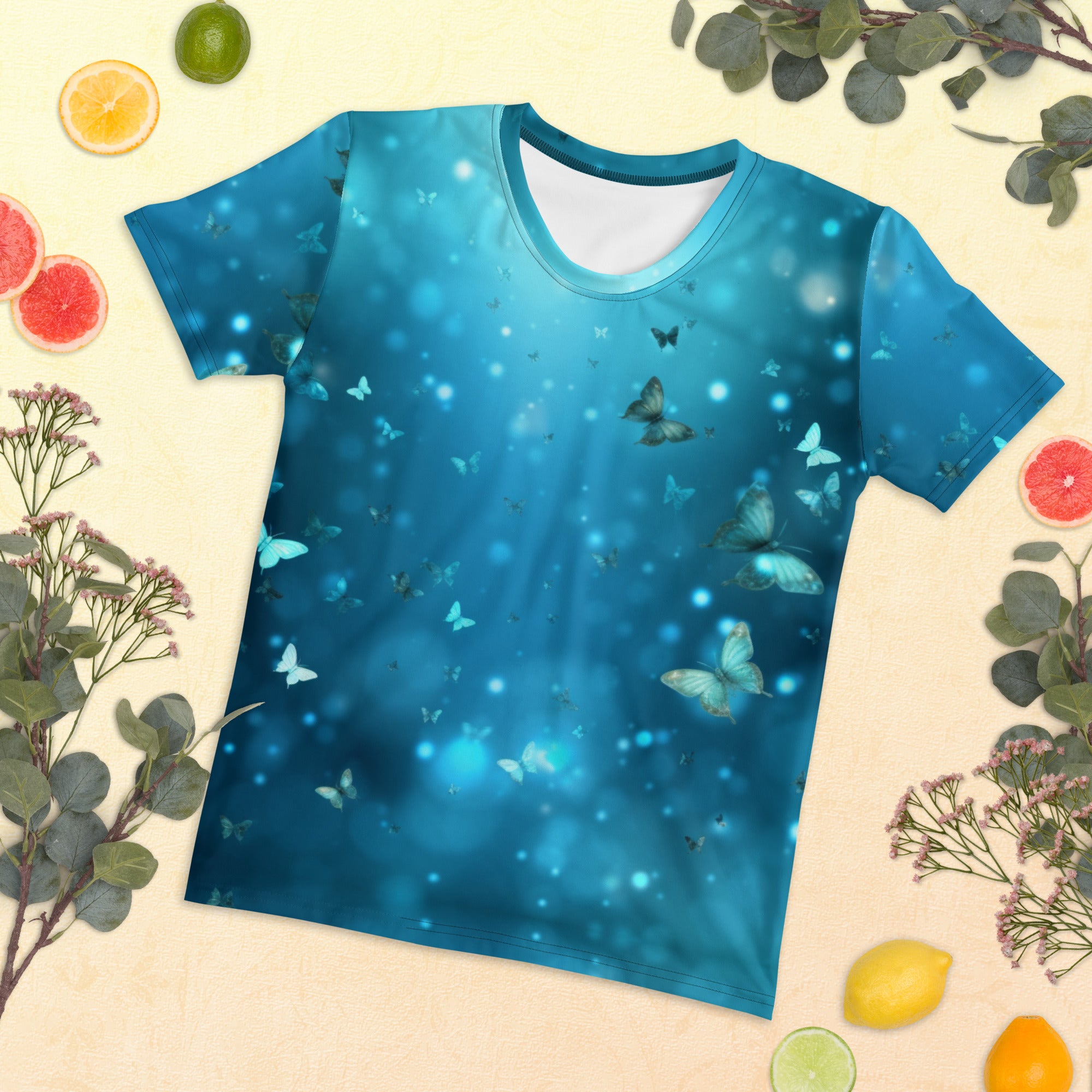 Light Blue Fairy Style Women's Tee | Women T-Shirt | Birthday Girl Fairy T-shirt | Girl Dad Shirt | Birthday Shirt | Vacation Girl Shirt