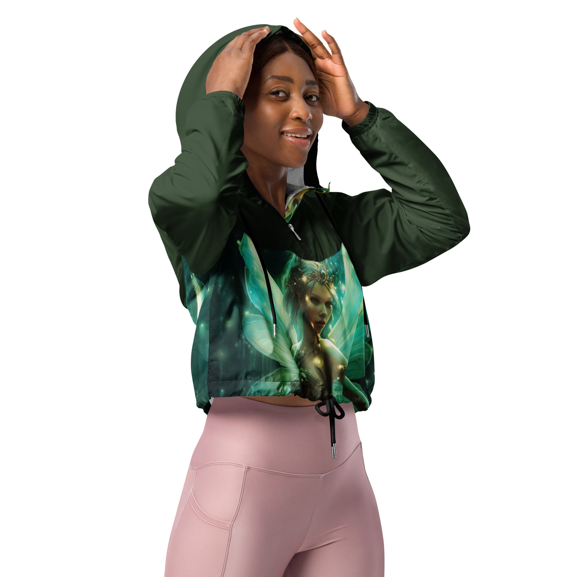 Experience Enchantment: Stunning Fairy Style Cropped Windbreaker