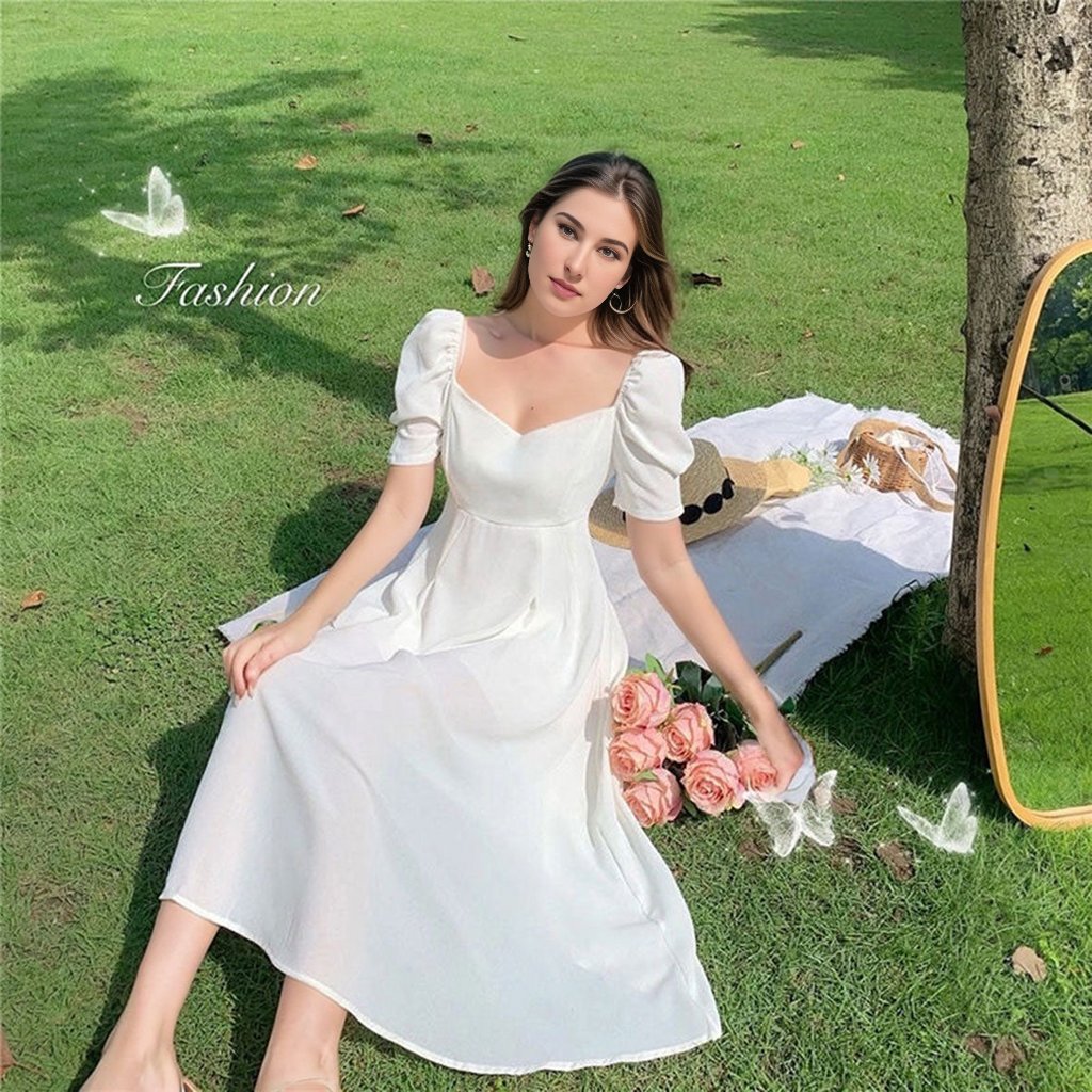 Woman Cinderella Dress | White Wedding Dress | Prom Dress
