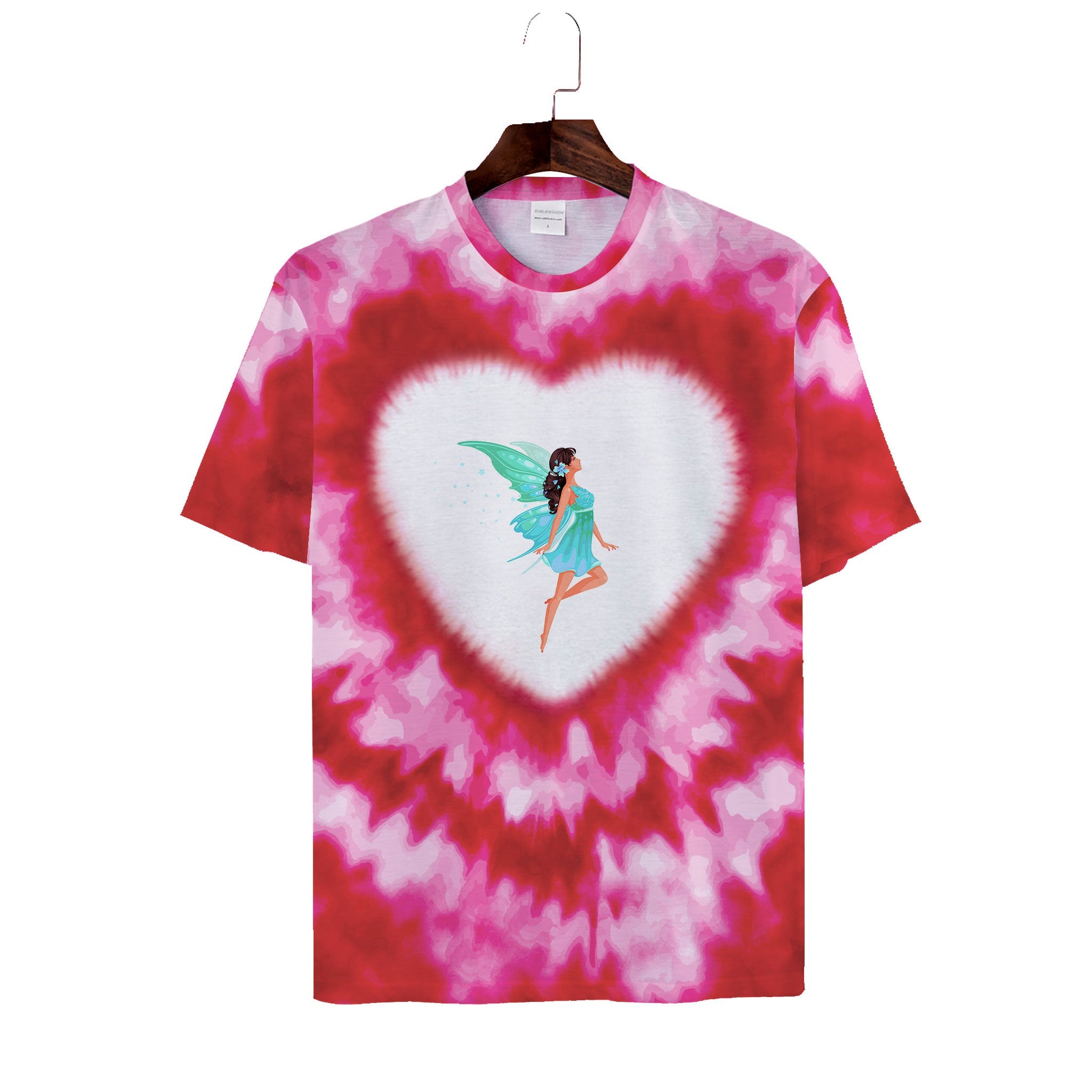 Polyester Fairy Design  Girl T-shirt  For Any Occasion\