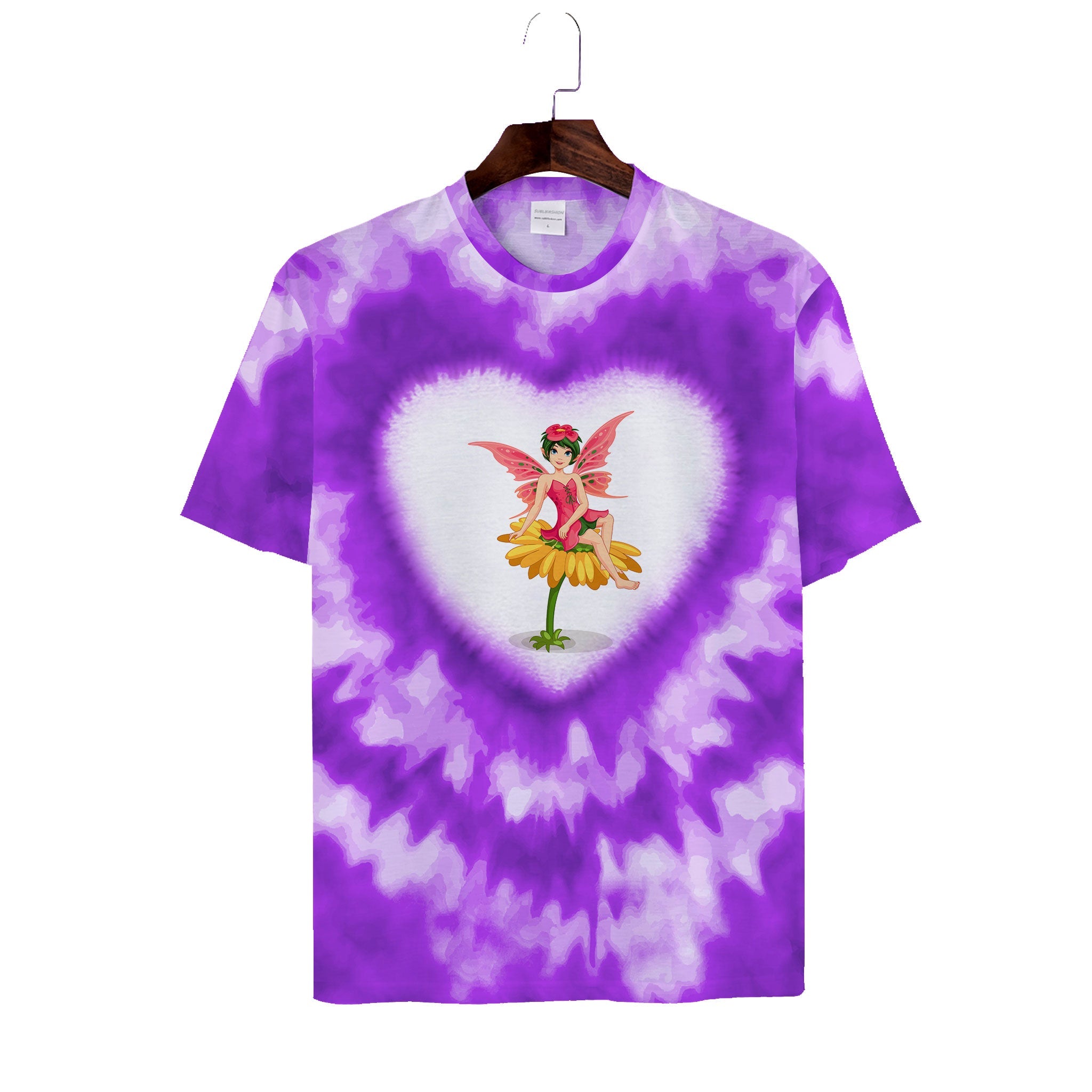 Polyester Breathable Fashionable Girl Fairy T Shirt