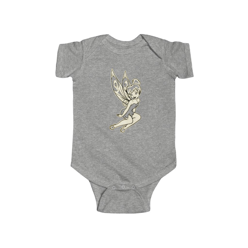 baby fairy love infant fine jersey bodysuit, baby girl bodys - 2