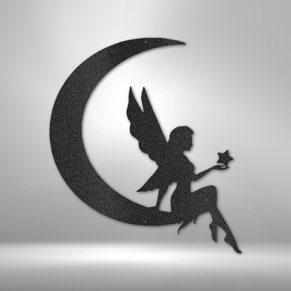 Fairy Moon Steel Sign For Home Indoor And Outdoor Decoration