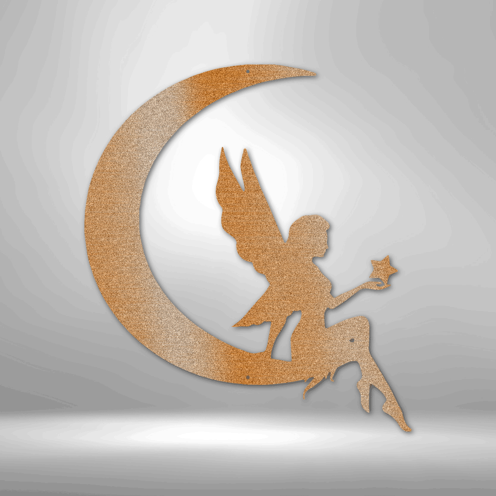 Fairy Moon Steel Sign For Home Indoor And Outdoor Decoration