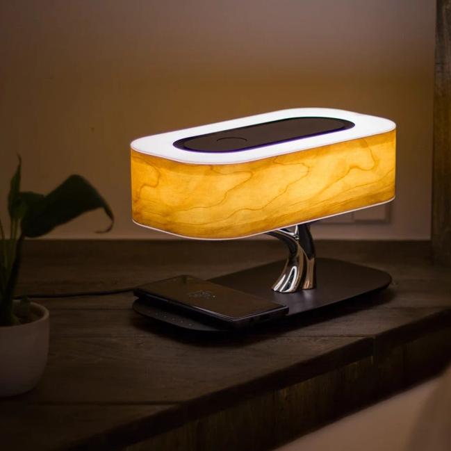 Bluetooth Speaker Tree Lamp Wireless Charger For Bedroom Living Room