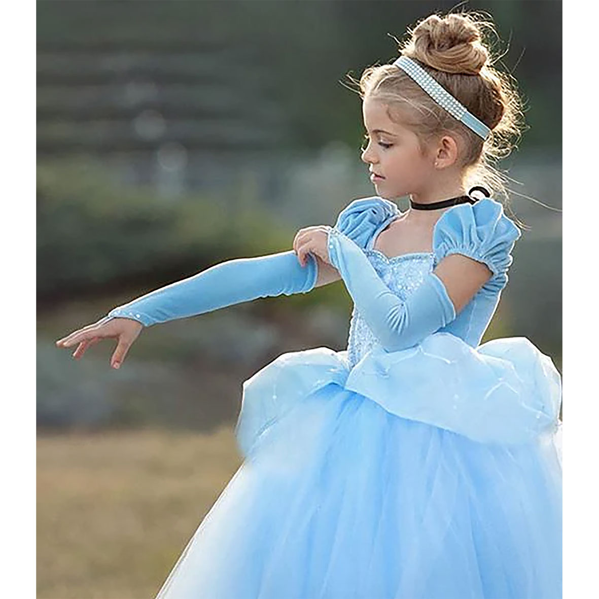 Disney Collection Cinderella Roleplay Girls Costume, Color: Blue - JCPenney