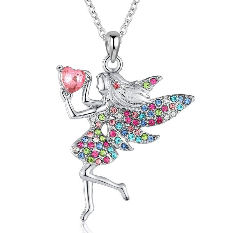 Colorful  Fairy Princess Necklace For Women And Girls