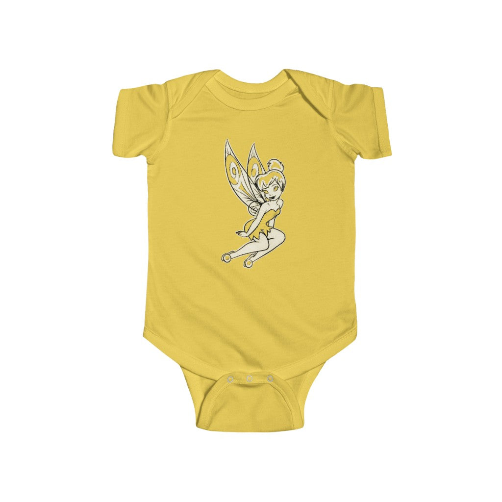 baby fairy love infant fine jersey bodysuit, baby girl bodys - 3
