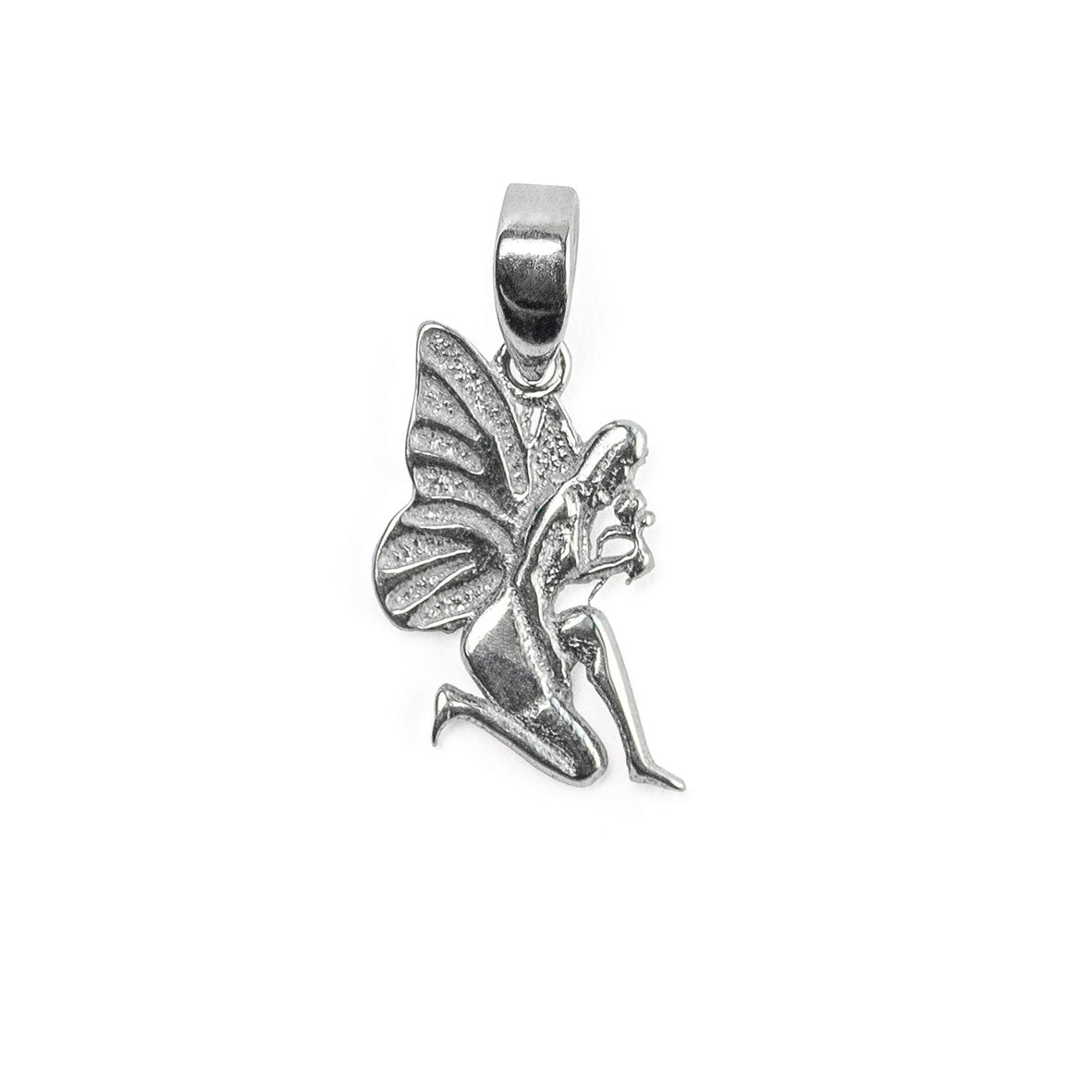 Sterling Silver Fairy Pendant Necklace Jewelry For Girls Women