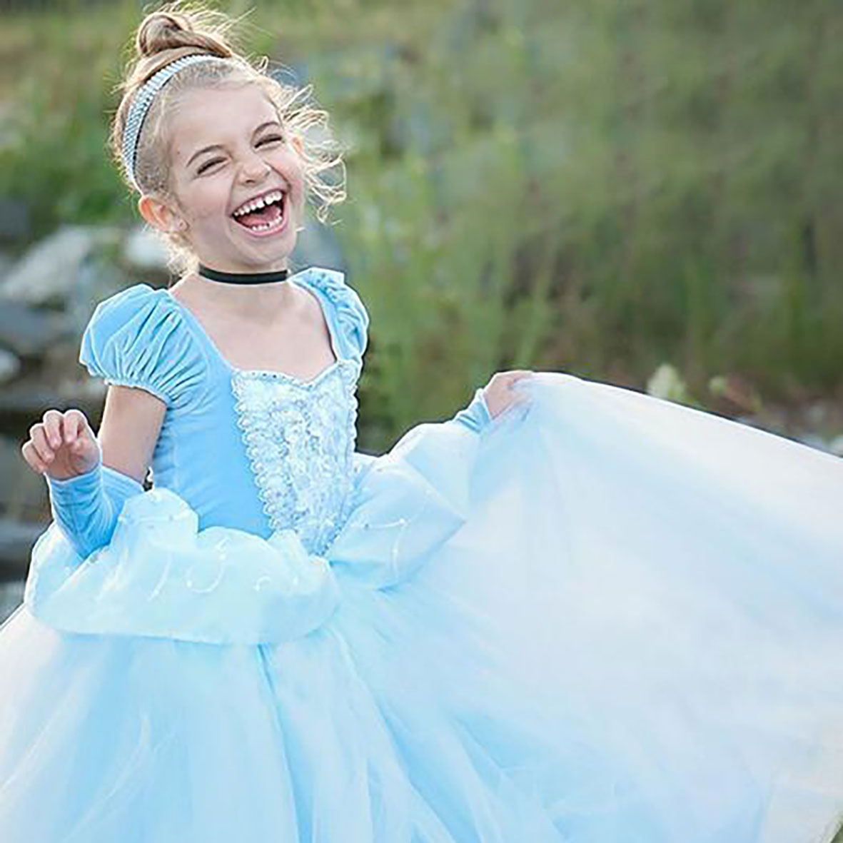 Cinderella Inspired Princess Dress Deluxe Costume Set, Birthday Party Grown  for Girls - Etsy | Cinderella dresses, Princess dress, Princess gown